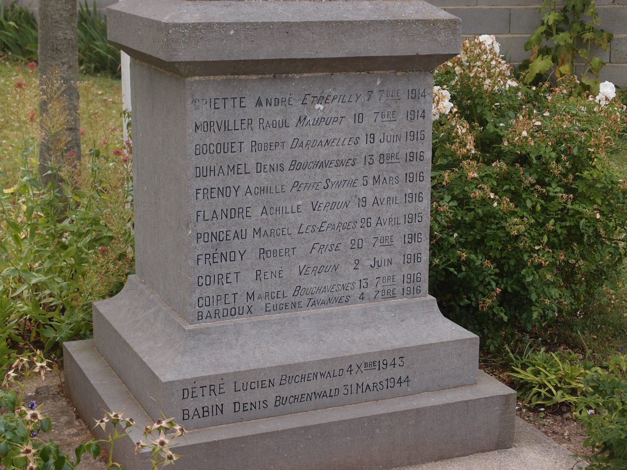 Le Monument Aux Morts 14-18 – BREILLY